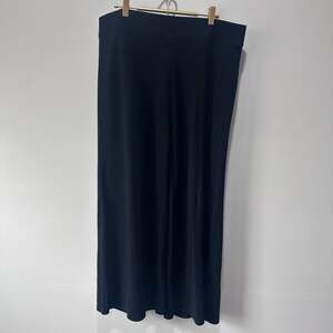 Eileen Fisher Black Wide Leg Palazzo Pants Size Large
